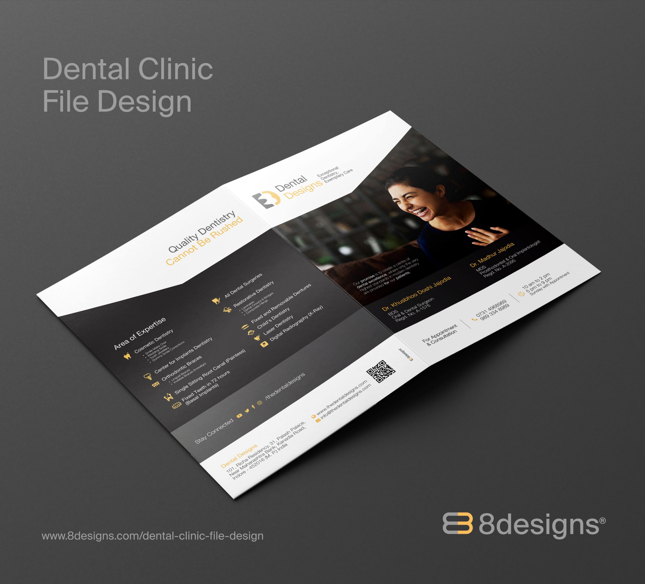 Dental Clinic File Design - Dentist File Design Company in India