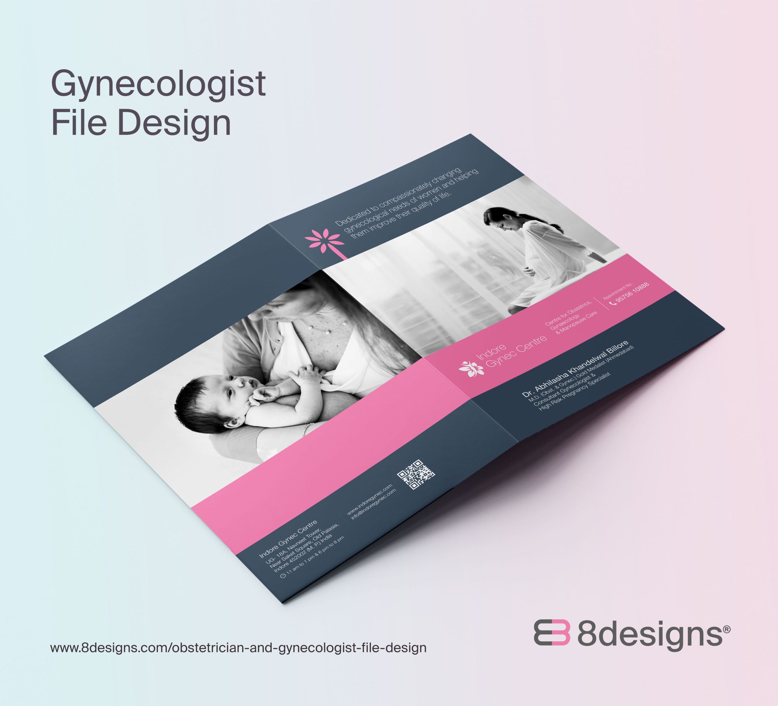 File Design for Obstetrician and Gynecologist - Gynaecologist File Design and Printing Solutions for Women’s Clinic, Obstetric Centre and Women's Hospital